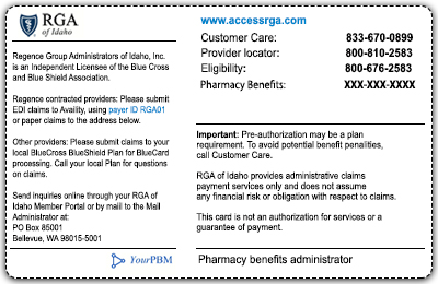 Regence Fee Schedule 2022 Regence Group Administrators