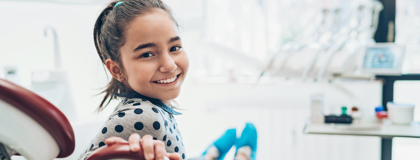 Image: Smiling young patient